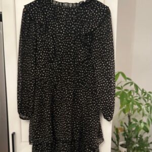 Zara Black and White Mini Dress